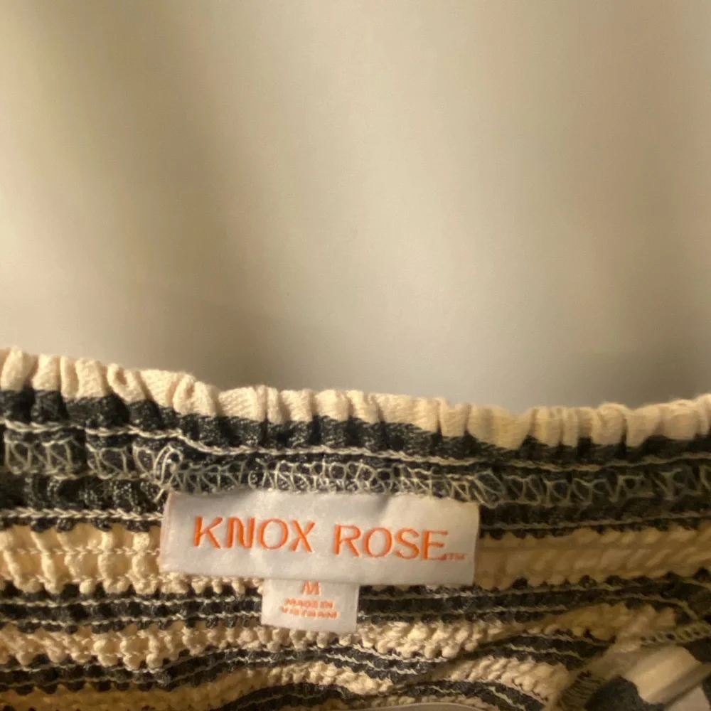 Knox Rose Striped Tie-Strap Maxi Dress — Black & Cream